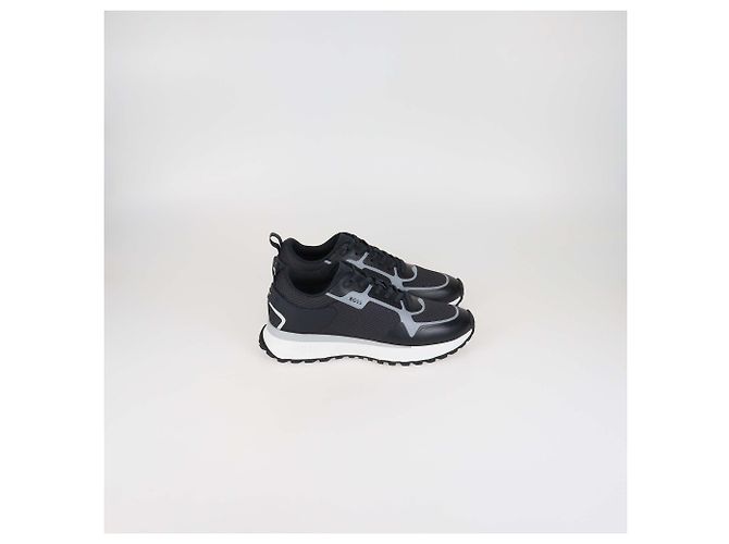 Hugo Boss Sneakers Boss Black Knit Mesh Jonah Runn Nero - vista 3