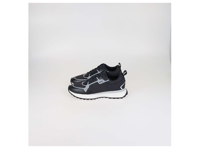 Hugo Boss Sneakers Boss Black Knit Mesh Jonah Runn Nero - vista 4