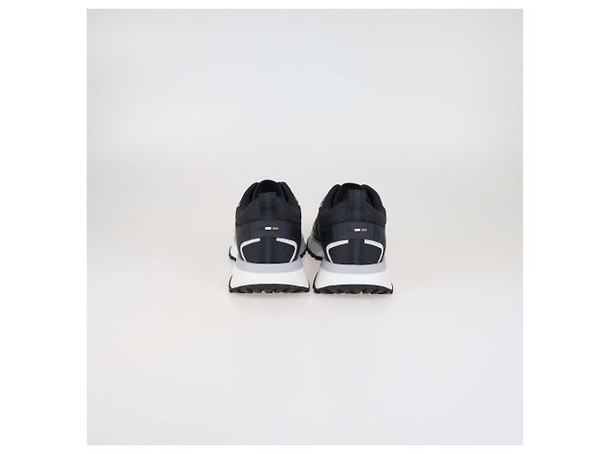 Hugo Boss Sneakers Boss Black Knit Mesh Jonah Runn Nero - vista 5