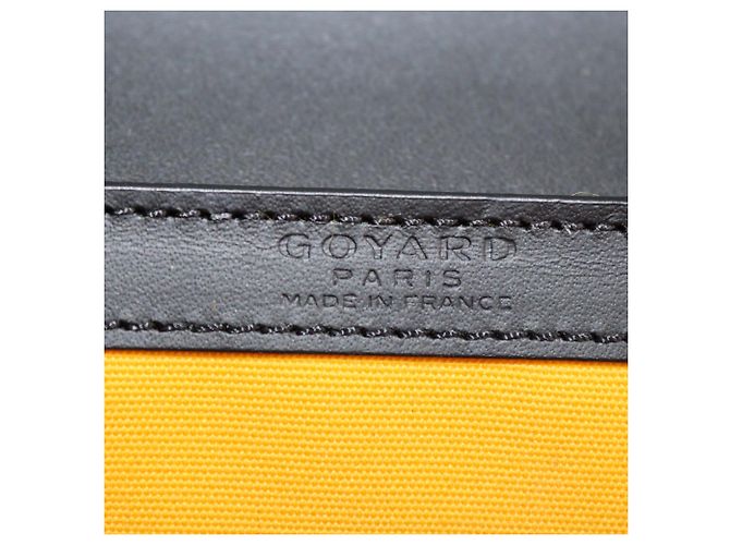 Borsa a mano Mini Saigon Goyard Black Goyardine Canvas Letters Camouflage Nero - vista 5