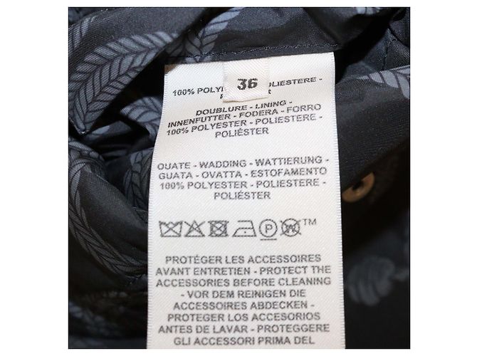 Hermès Hermes Palefroi Remix Wendbare Jacke aus grauem Polyester - Ansicht 6