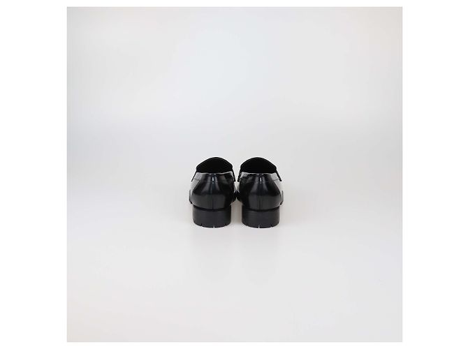 Hermès Mocassini Faubourg in pelle lucida nera Hermes Nero - vista 5