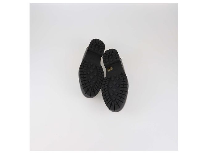 Hermès Mocassini Faubourg in pelle lucida nera Hermes Nero - vista 6