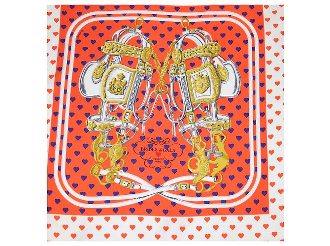 Hermès Foulard Hermes Multicolor Silk Brides de Gala Forever 45 Multicolore - vista 2