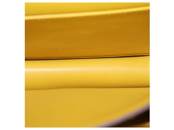 Hermès Borsa Mini Constance Hermes in pelle Epsom Jaune Amber - vista 6