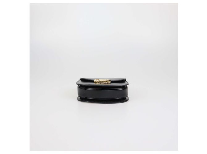 Céline Borsa Mini Besace Clea in pelle lucida nera Celine Nero - vista 5