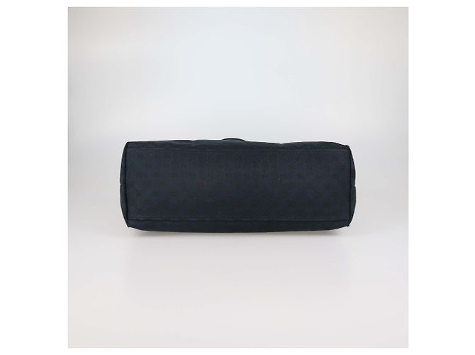 Gucci Black GG Canvas Web Handle Zip Tote Schwarz - Ansicht 4