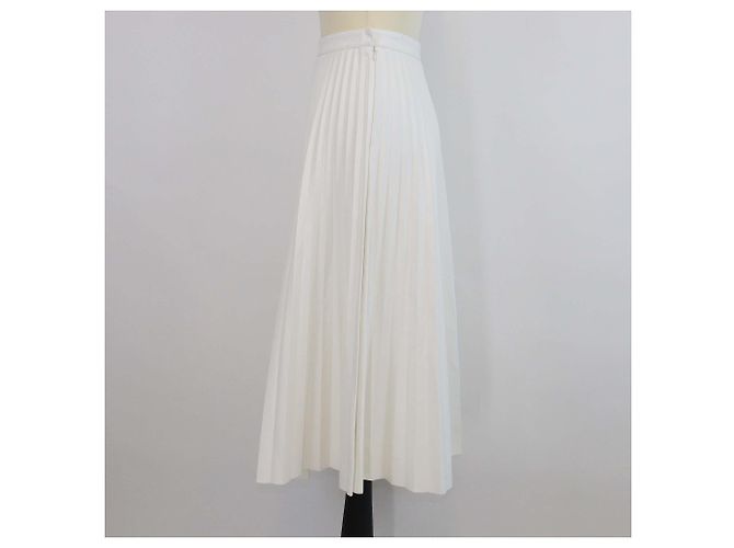 Falda midi plisada de piel sintética Proenza Schouler White Label - vista 2