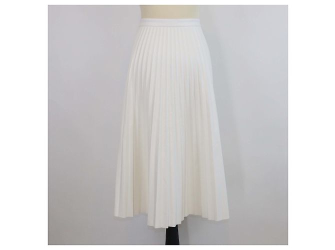 Falda midi plisada de piel sintética Proenza Schouler White Label - vista 3