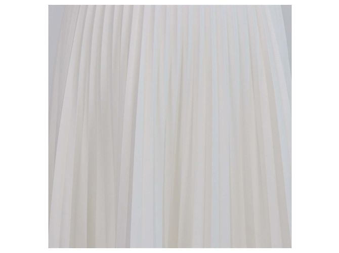 Falda midi plisada de piel sintética Proenza Schouler White Label - vista 4
