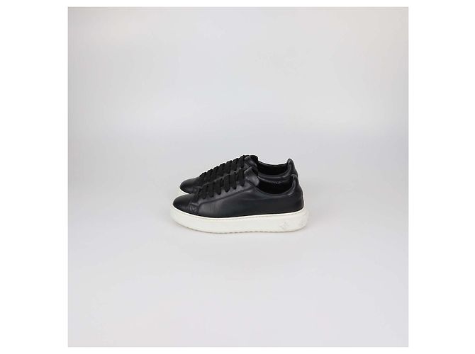Sneakers Time Out in pelle nera Louis Vuitton Nero - vista 4