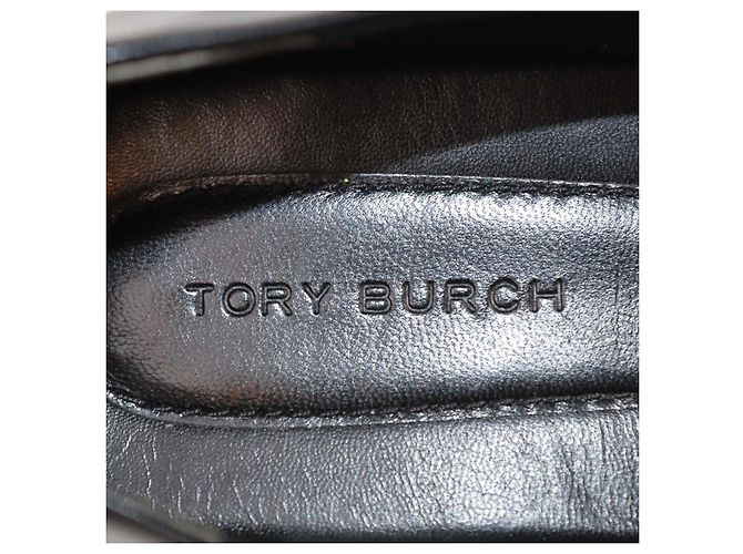 Ballerine Georgia in pelle nera Tory Burch Nero - vista 6