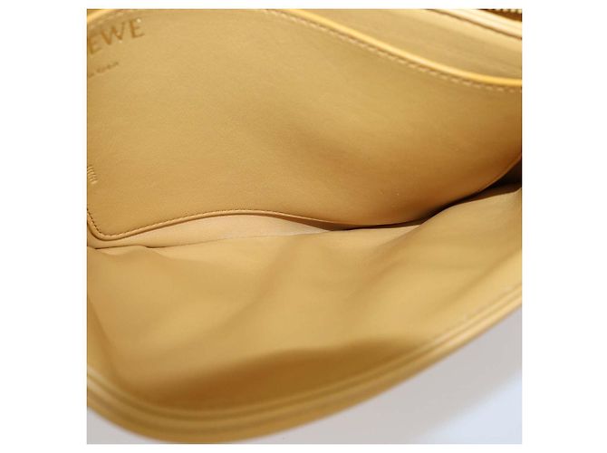 Borsa a tracolla Goya Puffer in pelle Tan Loewe - vista 6