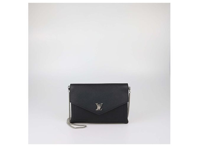 Pochette con catena Mylockme Louis Vuitton in pelle nera Nero - vista 2