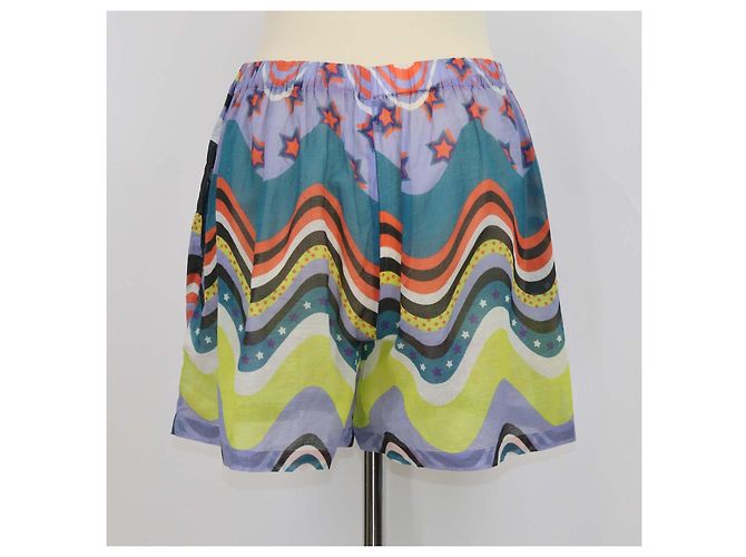 Pantaloncini stampati in cotone multicolore M Missoni - vista 3