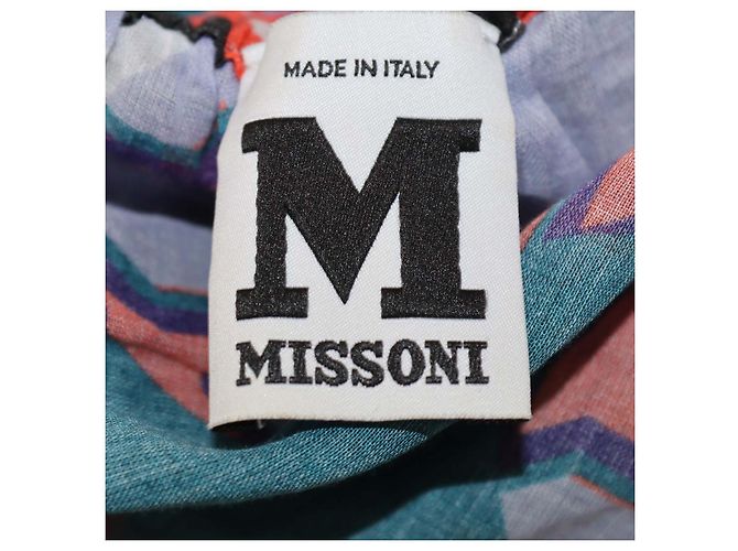 Pantaloncini stampati in cotone multicolore M Missoni - vista 6