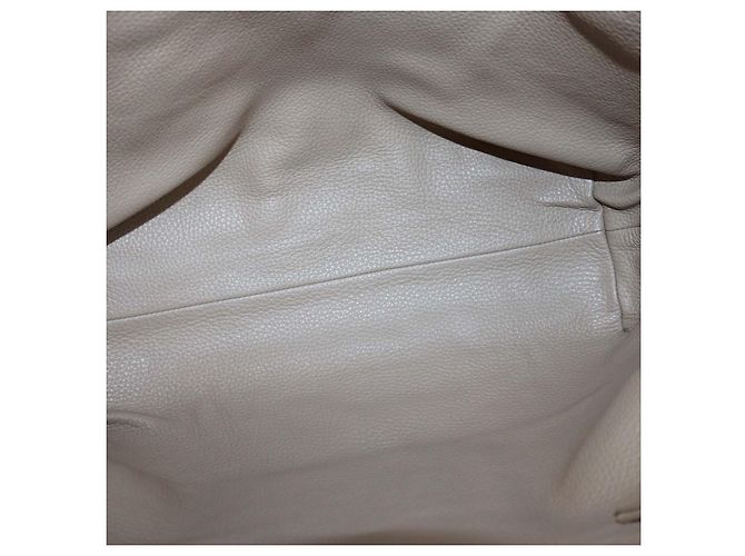 Clutch Phoebe in pelle beige Gabriela Hearst - vista 5