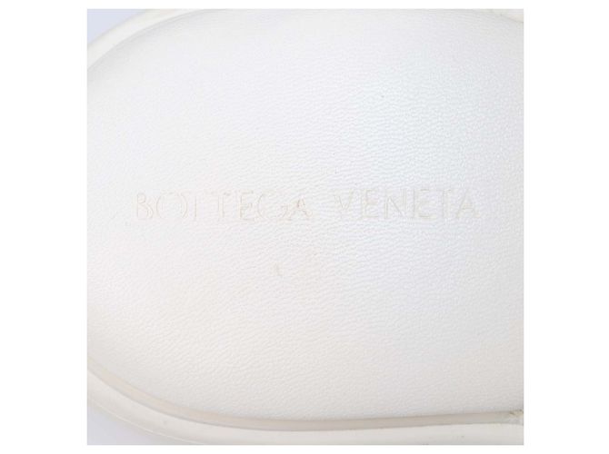 Sandali Bottega Veneta White Nylon Flash Bomber Slide Bianco - vista 6