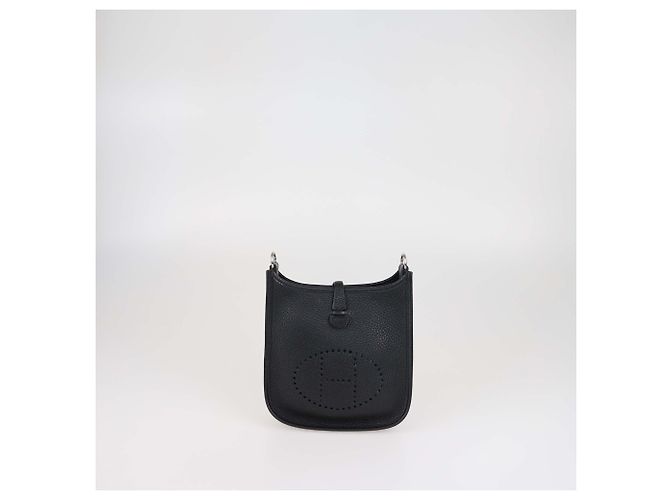 Hermès Borsa Evelyne TPM in pelle Clemence nera Hermes Nero - vista 2