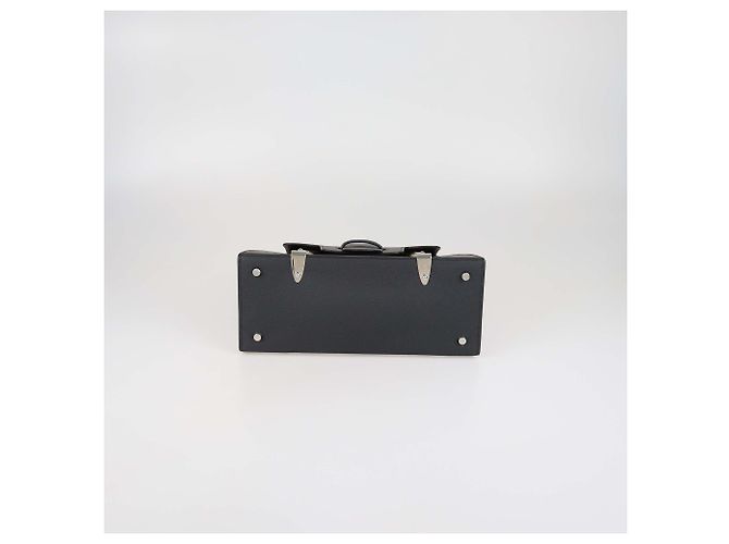 Borsa Goyard Saigon PM in pelle nera Nero - vista 4