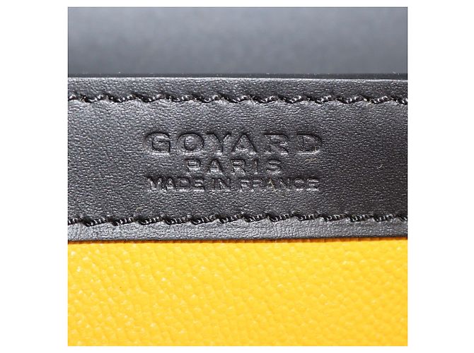 Borsa Goyard Saigon PM in pelle nera Nero - vista 5