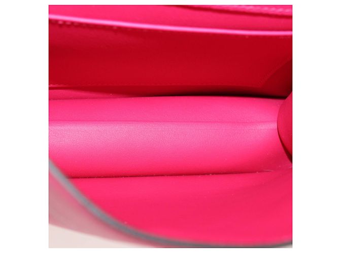 Hermès Borsa a tracolla Hermes Kelly Danse in pelle Evercolor Framboise Rosa - vista 6