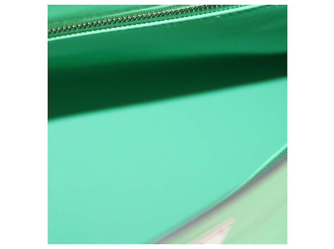 Hermès Borsa Kelly Retourne 25 Hermes Vert Comics in pelle Swift con hardware Palladium - vista 5