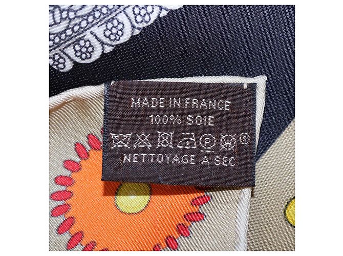 Hermès Selle De Dignitaire Seidentuch multicolor 90 Mehrfarben - Ansicht 6