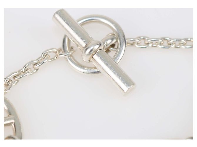 Bracciale Hermès Chaine D'Ancre Farandole in argento sterling - vista 3
