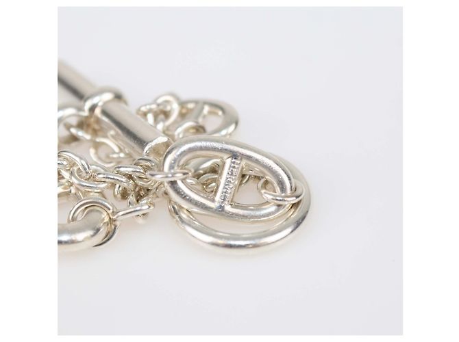 Bracciale Hermès Chaine D'Ancre Farandole in argento sterling - vista 6