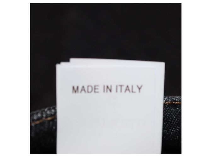 Brunello Cucinelli Vaqueros Extra Skinny de Denim Lavado Negro - vista 6
