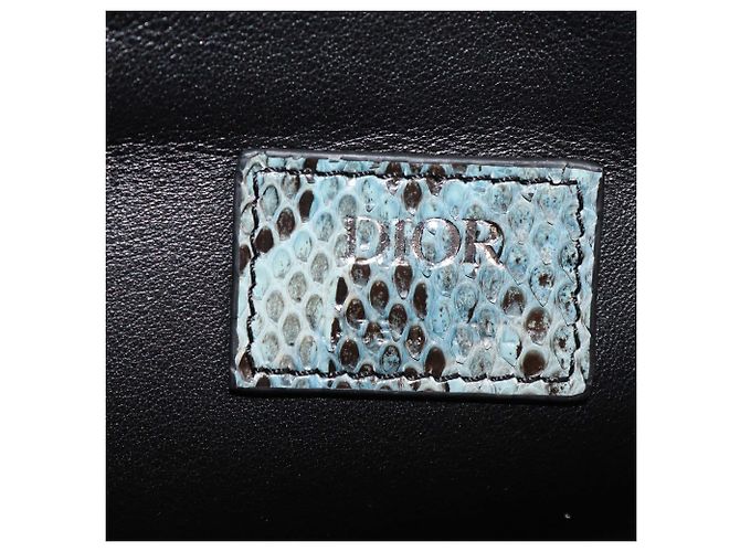 Christian Dior Dior Homme Blue Python Saddle Bag - view 5