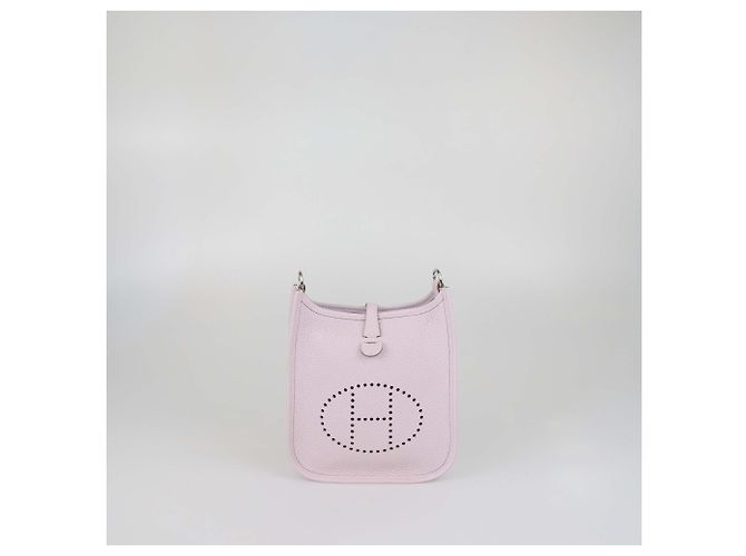 Hermès Borsa Evelyne TPM in pelle Clemence Mauve Pale Hermes - vista 2