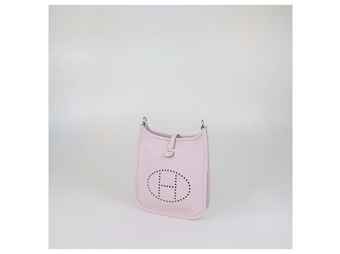 Hermès Borsa Evelyne TPM in pelle Clemence Mauve Pale Hermes - vista 3