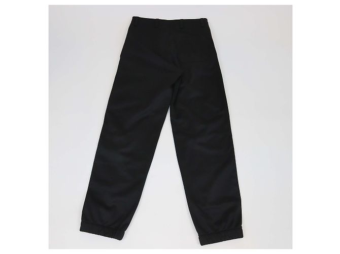 Pantaloni Givenchy in jersey nero con logo e bande laterali - vista 2