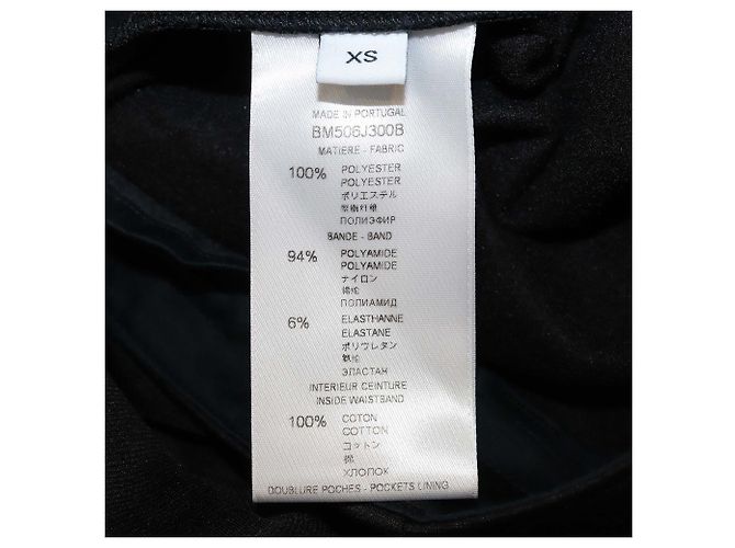 Pantaloni Givenchy in jersey nero con logo e bande laterali - vista 6
