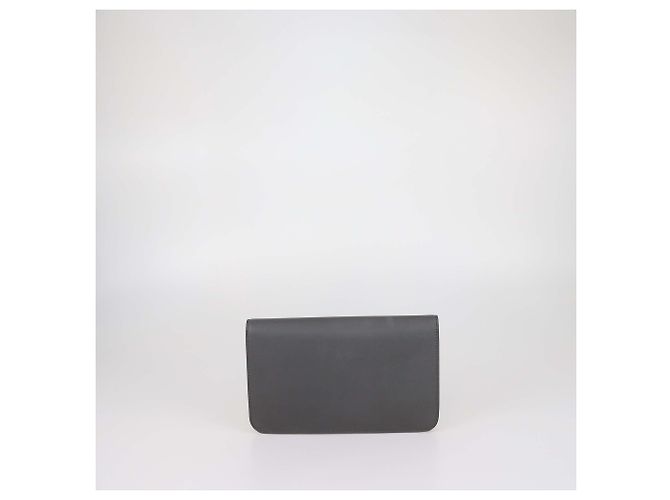 Clutch Sobre 2Jours de piel gris/amarillo Fendi - vista 3