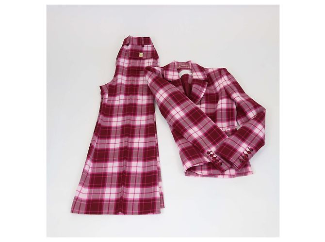 Zimmermann Multicolor Wool Blend Checked Single Breasted Blazer & Trouser Set Multiple colors - view 3