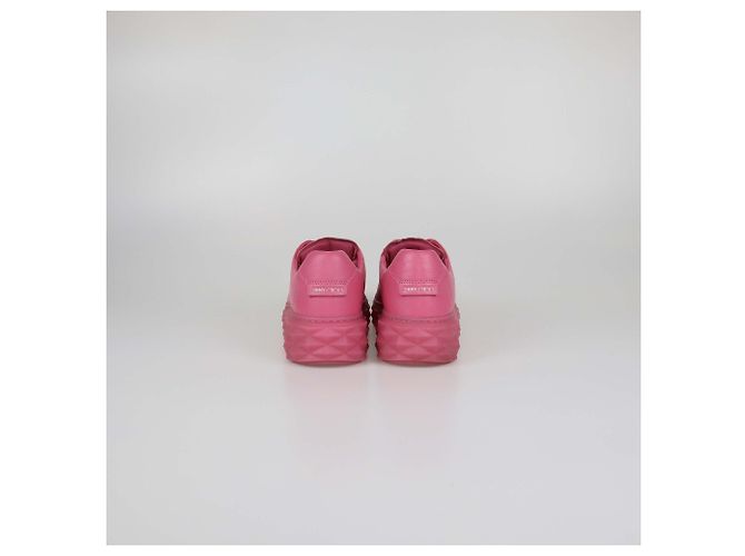 Sneakers basse Jimmy Choo Candy Pink Leather Diamond Light Maxi/F Rosa - vista 5