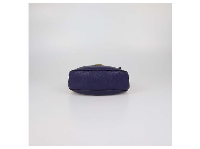 Chloé Bolso de hombro Drew mediano de piel púrpura Chloe - vista 4