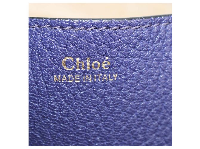 Chloé Bolso de hombro Drew mediano de piel púrpura Chloe - vista 5