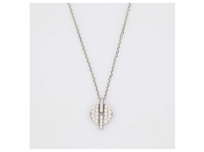 Collana Cartier Hinalia in oro bianco 18K e diamanti D'oro - vista 2