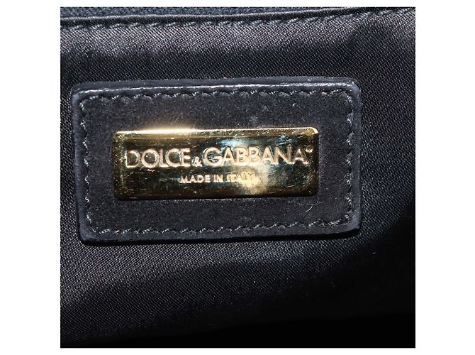 Sac à rabat en python crème Dolce & Gabbana Écru - vue 5