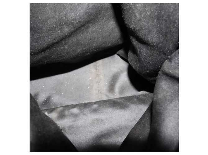 Yves Saint Laurent Rive Gauche Tote aus schwarzem Leder - Ansicht 6