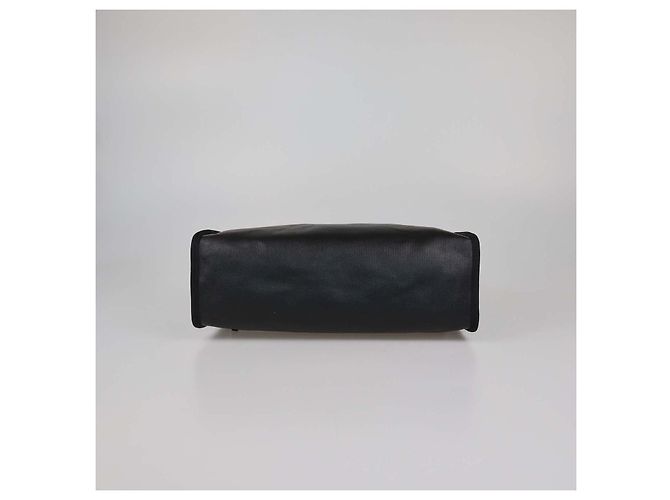 Hermès Borsa Hermes Herbag Zip Sellier 31 in canvas rivestito nero e pelle - vista 5