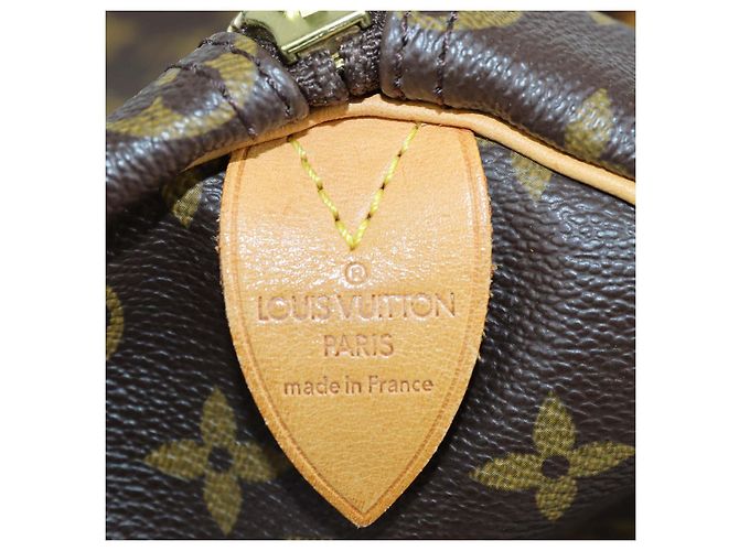 Borsa Louis Vuitton Monogram Canvas Keepall 50 Marrone - vista 5