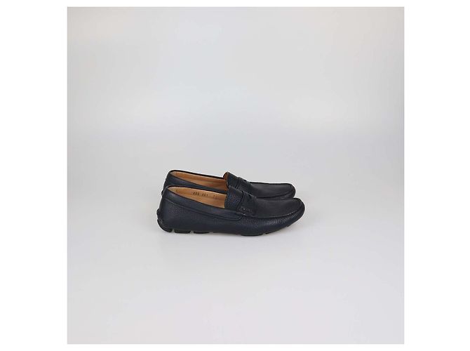 Mocassini Penny Prada in pelle nera Nero - vista 3