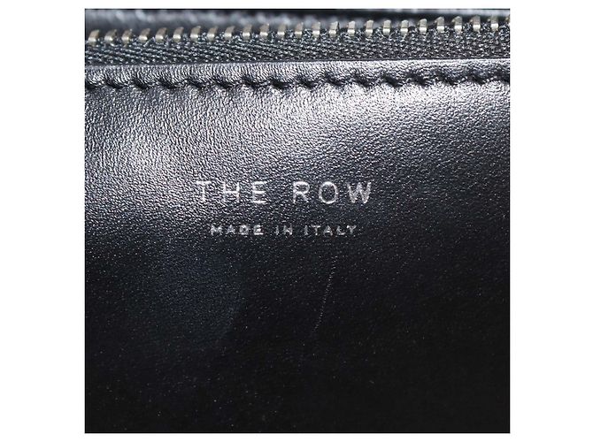 The Row Borsa Satchel Nina in pelle nera Nero - vista 6