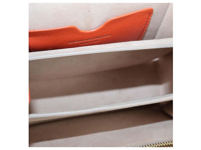 Borsa a tracolla Box in pelle arancione Alexander Mcqueen - vista 6