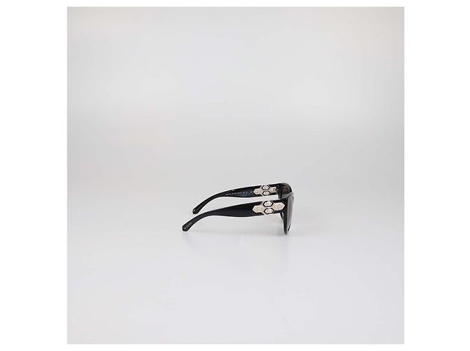 Bulgari Gafas de sol Cat Eye Bvlgari Black Gradient Crystal Negro - vista 3